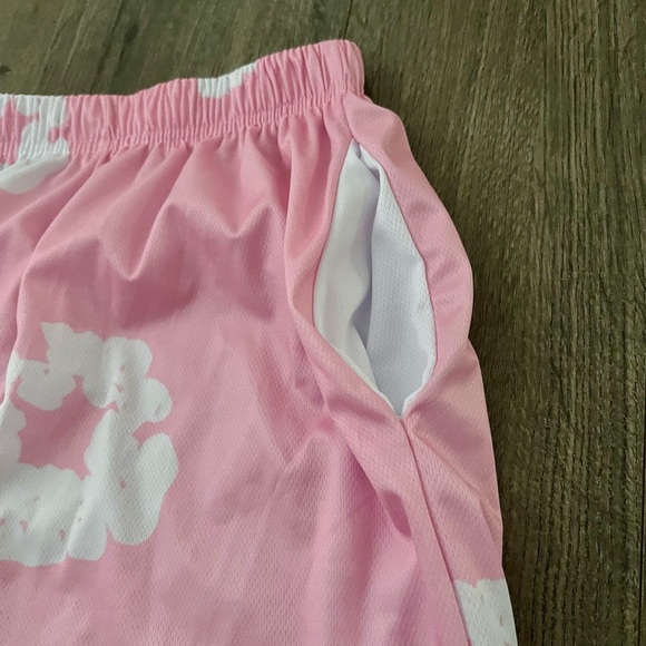 Pink Floral Wreath Shorts XS Denim Tears Inspired EUC authentic not guaranteed - Picture 3 of 4